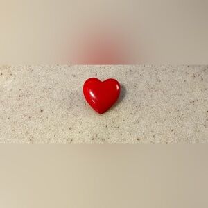Red Heart Brooch